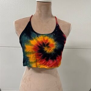 Reggae Tie-Dye Crop Top